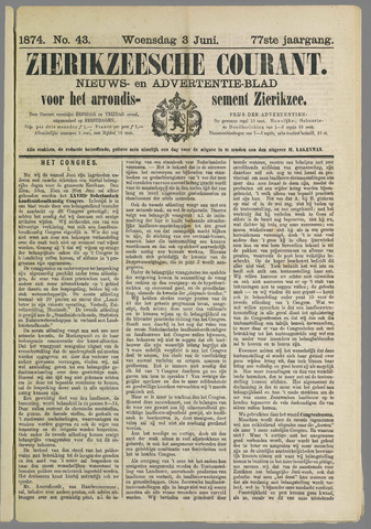 Zierikzeesche Courant 1874-06-03