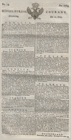 Middelburgsche Courant 1769-06-22