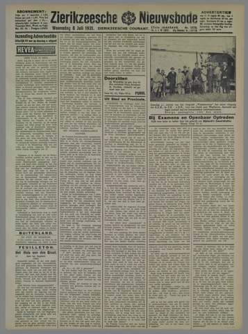 Zierikzeesche Nieuwsbode 1931-07-08