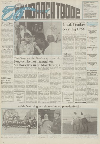 Eendrachtbode /Mededeelingenblad voor het eiland Tholen 1994-06-02