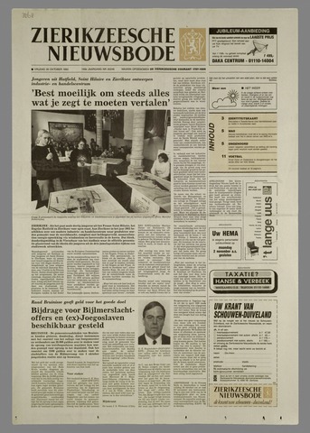 Zierikzeesche Nieuwsbode 1992-10-30