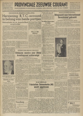 Provinciale Zeeuwse Courant 1951-05-28