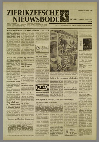 Zierikzeesche Nieuwsbode 1966-04-21