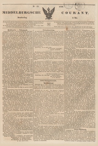 Middelburgsche Courant 1839-05-02