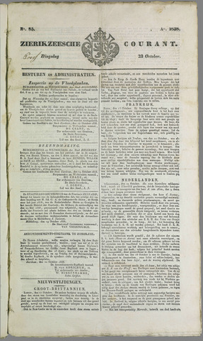 Zierikzeesche Courant 1838-10-23