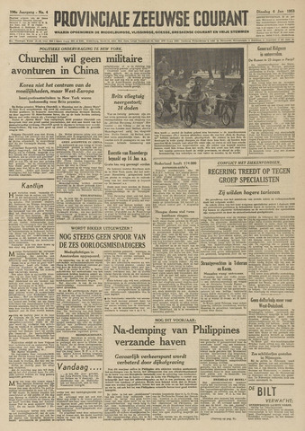 Provinciale Zeeuwse Courant 1953-01-06
