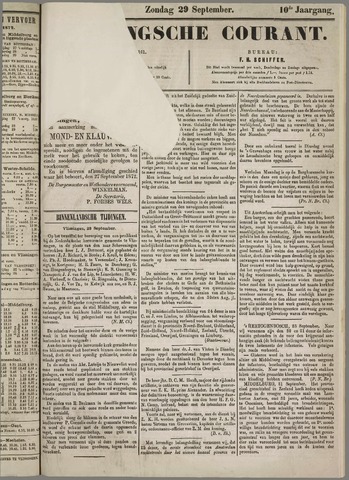 Vlissingse Courant 1872-09-29