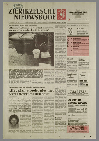 Zierikzeesche Nieuwsbode 1992-04-24