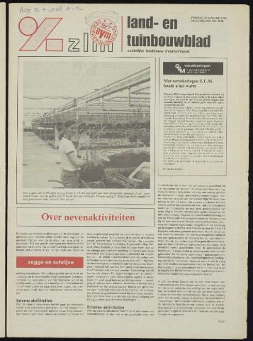 Zeeuwsch landbouwblad ... ZLM land- en tuinbouwblad 1986-01-17