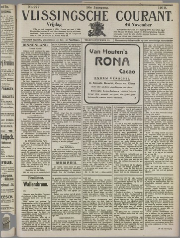 Vlissingse Courant 1912-11-22