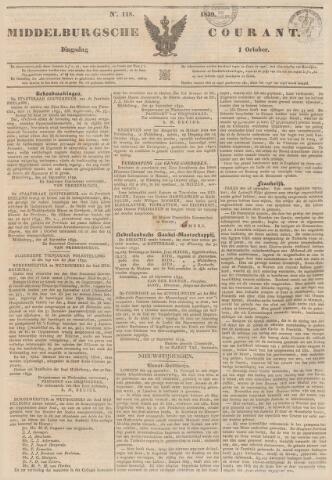 Middelburgsche Courant 1839-10-01