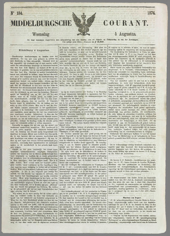 Middelburgsche Courant 1874-08-05