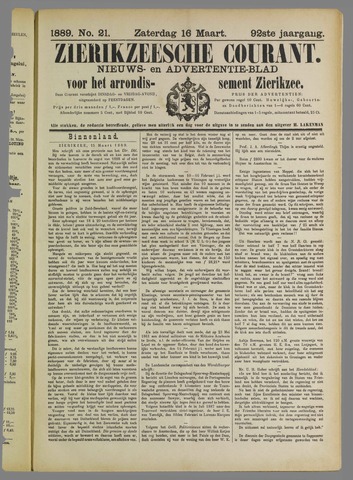 Zierikzeesche Courant 1888-03-16