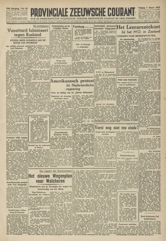Provinciale Zeeuwse Courant 1947-03-07