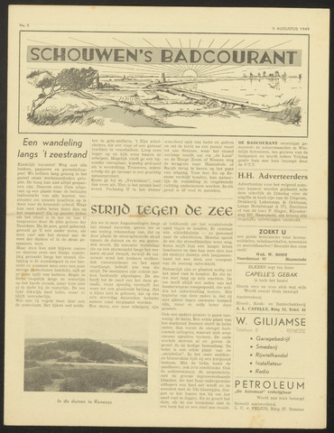 Schouwen's Badcourant 1949-08-05