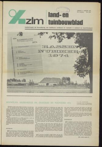 Zeeuwsch landbouwblad ... ZLM land- en tuinbouwblad 1974-01-11