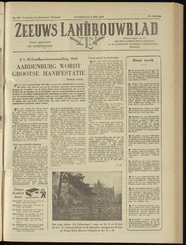 Zeeuwsch landbouwblad ... ZLM land- en tuinbouwblad 1959-05-09
