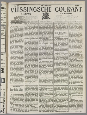 Vlissingse Courant 1912-02-15