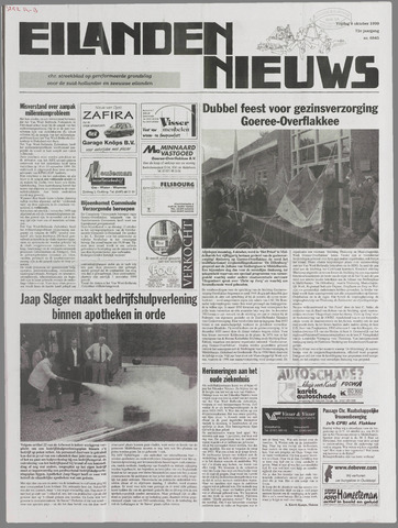Eilanden-nieuws. Christelijk streekblad op gereformeerde grondslag 1999-10-08