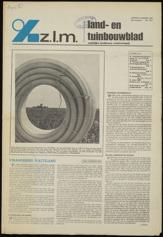 Zeeuwsch landbouwblad ... ZLM land- en tuinbouwblad 1976-01-09
