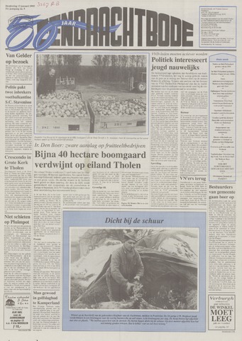 Eendrachtbode /Mededeelingenblad voor het eiland Tholen 1995-01-12
