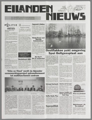 Eilanden-nieuws. Christelijk streekblad op gereformeerde grondslag 2003-11-18
