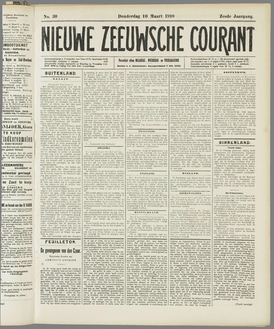 Nieuwe Zeeuwsche Courant 1910-03-10