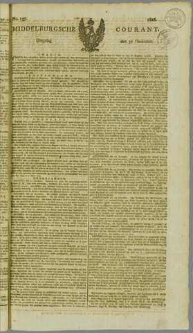 Middelburgsche Courant 1816-12-31