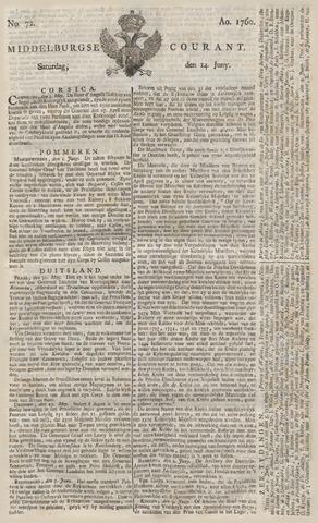 Middelburgsche Courant 1760-06-14