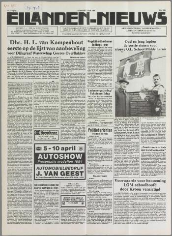 Eilanden-nieuws. Christelijk streekblad op gereformeerde grondslag 1984-04-03