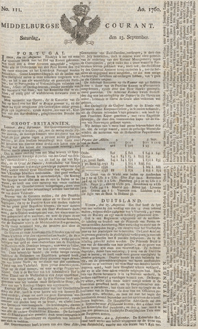 Middelburgsche Courant 1760-09-13