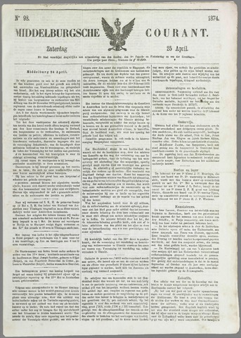 Middelburgsche Courant 1874-04-25
