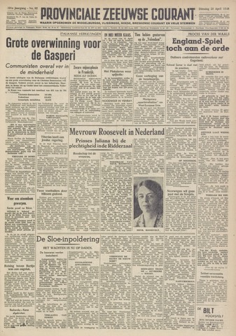 Provinciale Zeeuwse Courant 1948-04-20