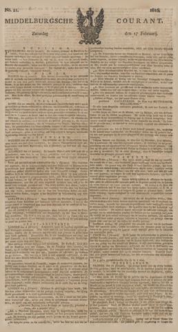 Middelburgsche Courant 1816-02-17