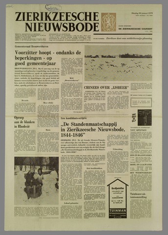 Zierikzeesche Nieuwsbode 1979-01-30