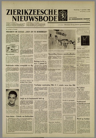 Zierikzeesche Nieuwsbode 1966-09-01