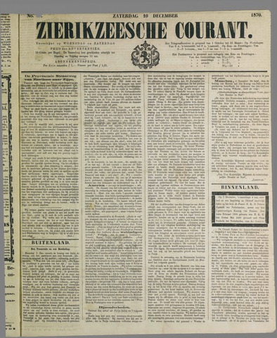 Zierikzeesche Courant 1870-12-10