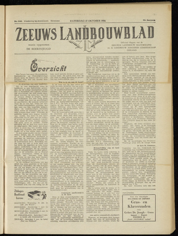 Zeeuwsch landbouwblad ... ZLM land- en tuinbouwblad 1956-10-27