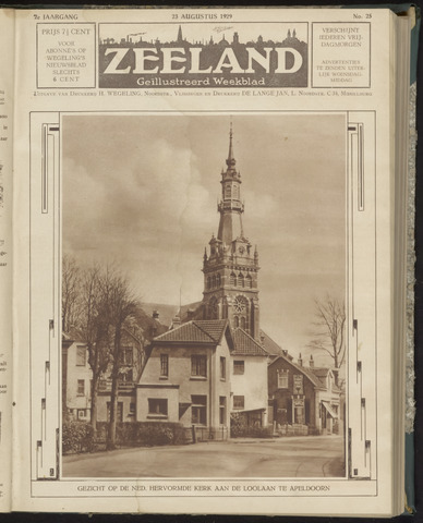 Zeeland. Geïllustreerd Weekblad 1929-08-23