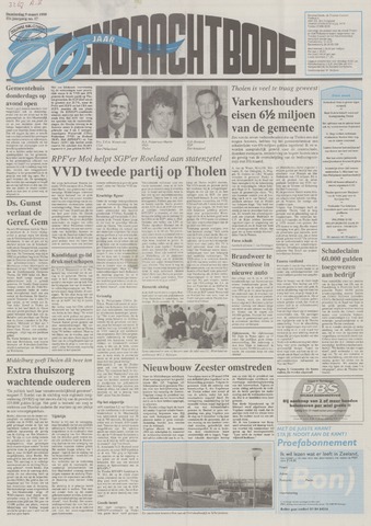 Eendrachtbode /Mededeelingenblad voor het eiland Tholen 1995-03-09