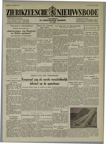 Zierikzeesche Nieuwsbode 1957-08-13