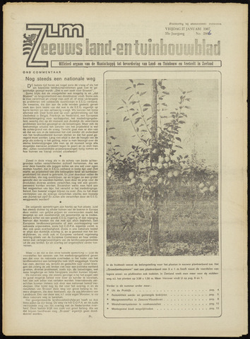 Zeeuwsch landbouwblad ... ZLM land- en tuinbouwblad 1967-01-27