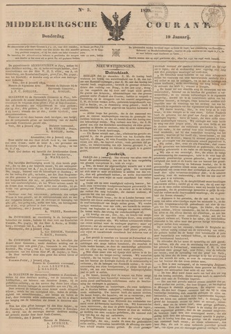 Middelburgsche Courant 1839-01-10