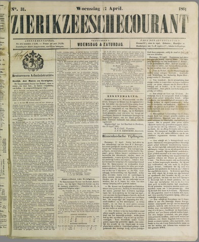 Zierikzeesche Courant 1861-04-17