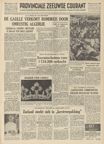 Provinciale Zeeuwse Courant 1960-12-13