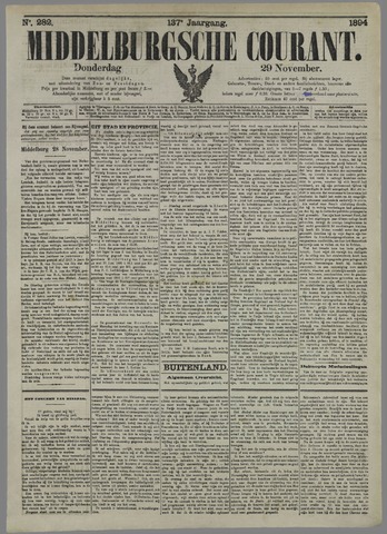 Middelburgsche Courant 1894-11-29