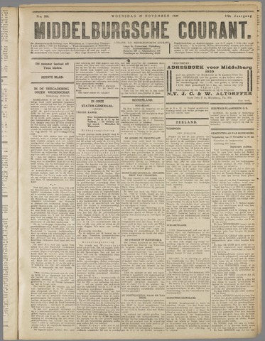 Middelburgsche Courant 1929-11-27