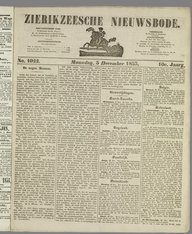 Zierikzeesche Nieuwsbode 1853-12-05