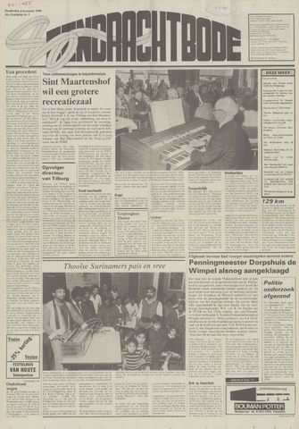 Eendrachtbode /Mededeelingenblad voor het eiland Tholen 1984-12-06