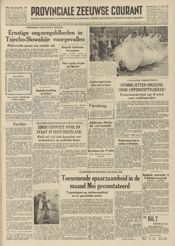 Provinciale Zeeuwse Courant 1953-06-11